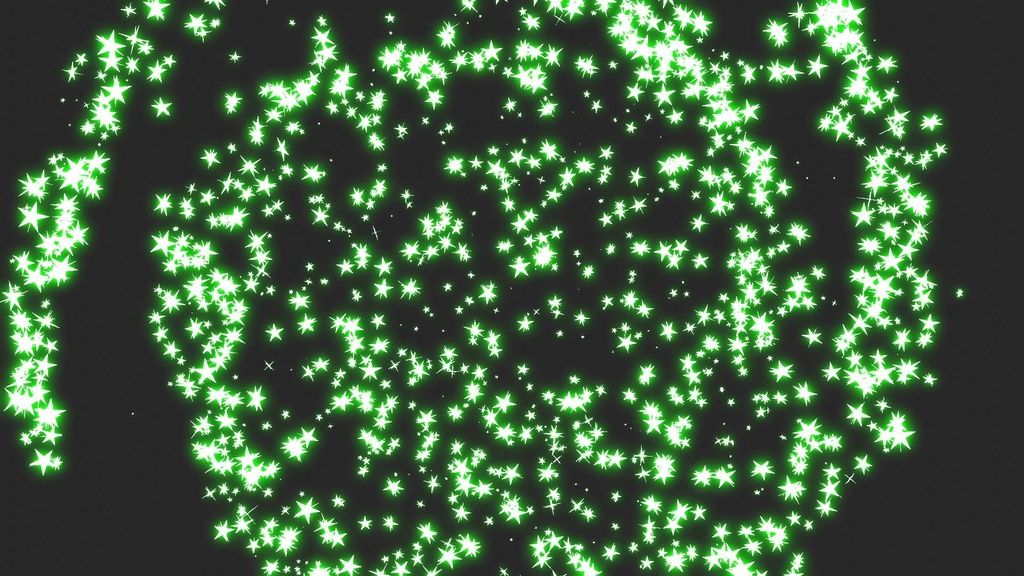 エフェクト素材・スタースパイラルスプレッド