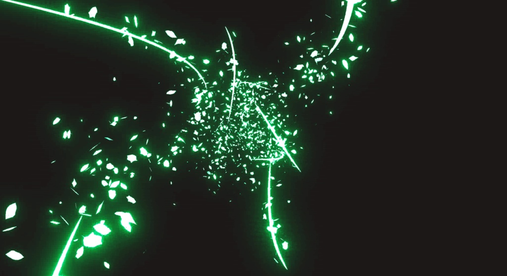 エフェクト素材・エナジーラインショット