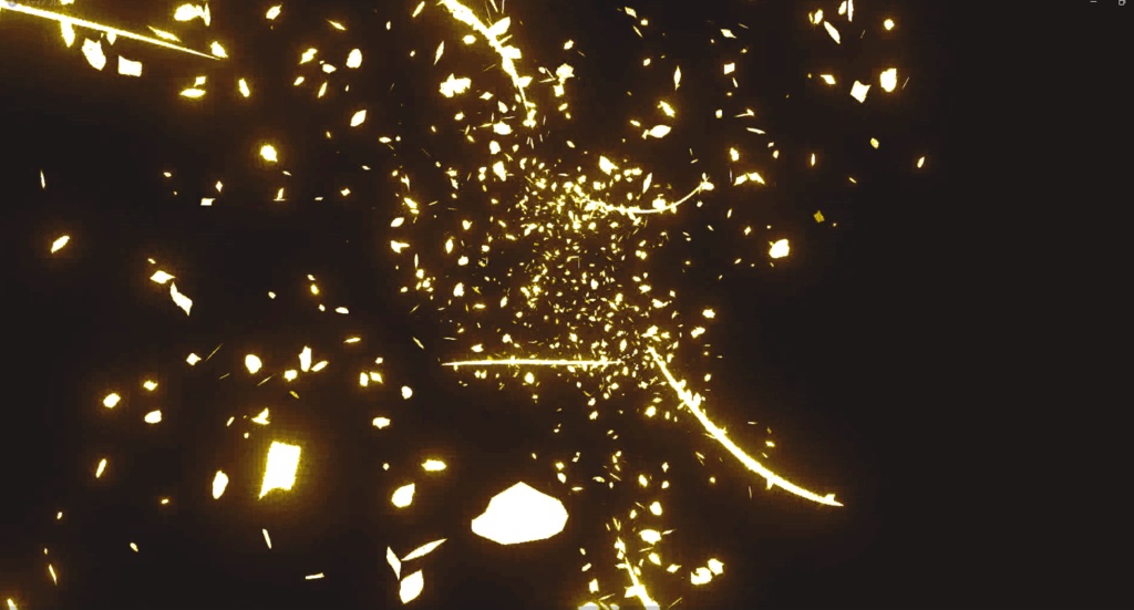 エフェクト素材・エナジーラインショット