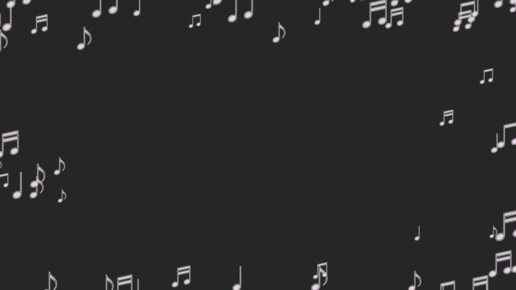 エフェクト素材・サウンドノートフレーム