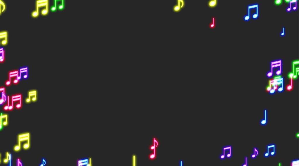 エフェクト素材・サウンドノートフレーム