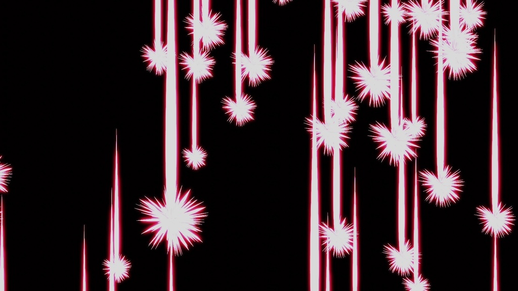 エフェクト素材・シューティングスターフォールレイン