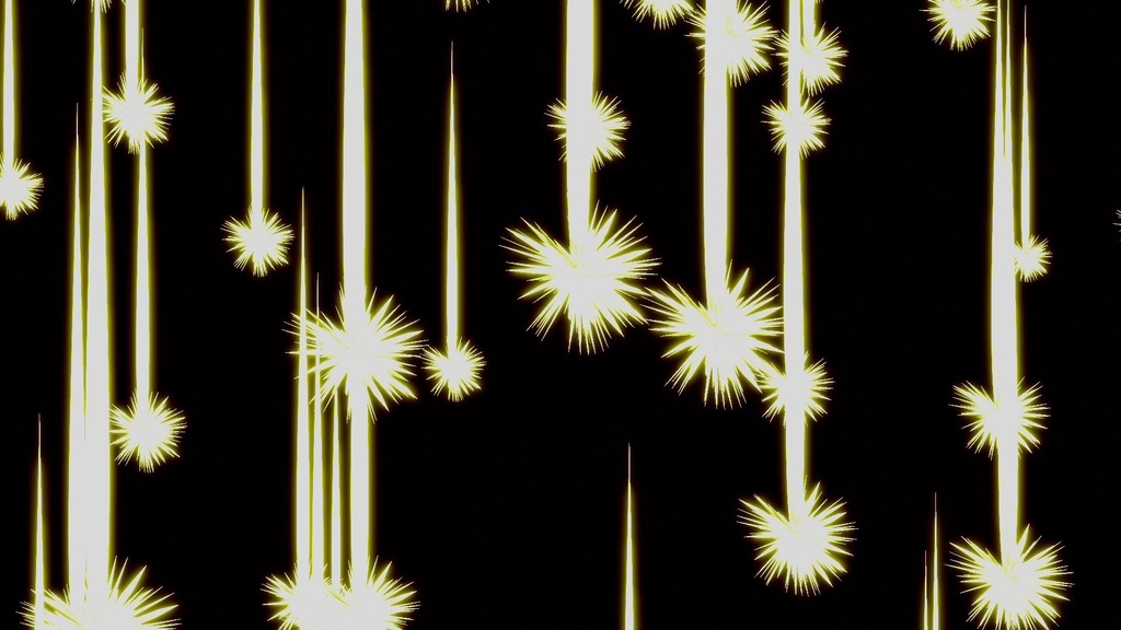 エフェクト素材・シューティングスターフォールレイン