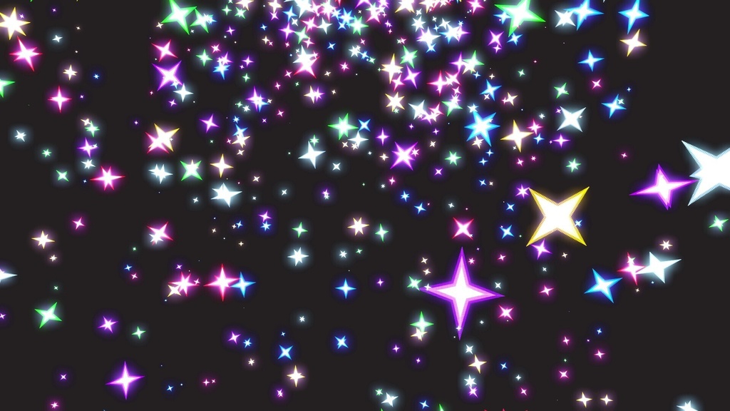 エフェクト素材・スターブライトシャワーレイン