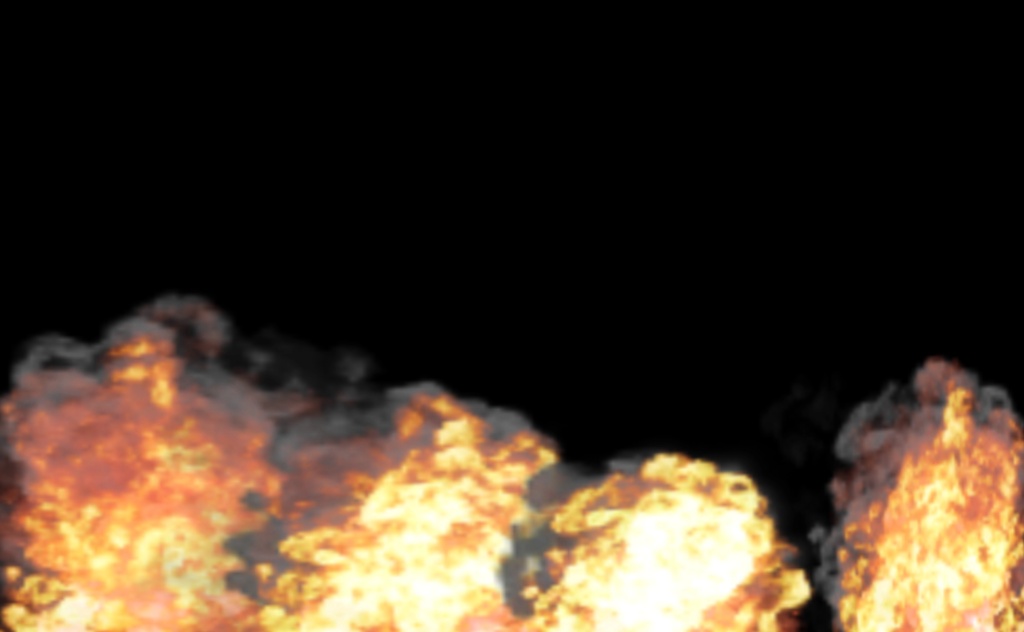 エフェクト素材・大炎爆発