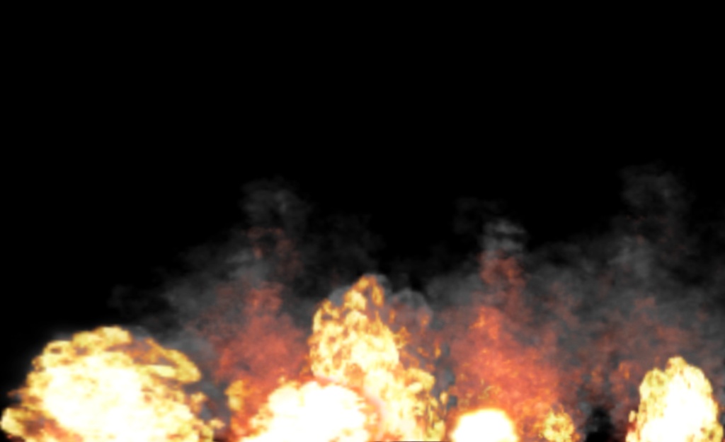 エフェクト素材・大炎爆発