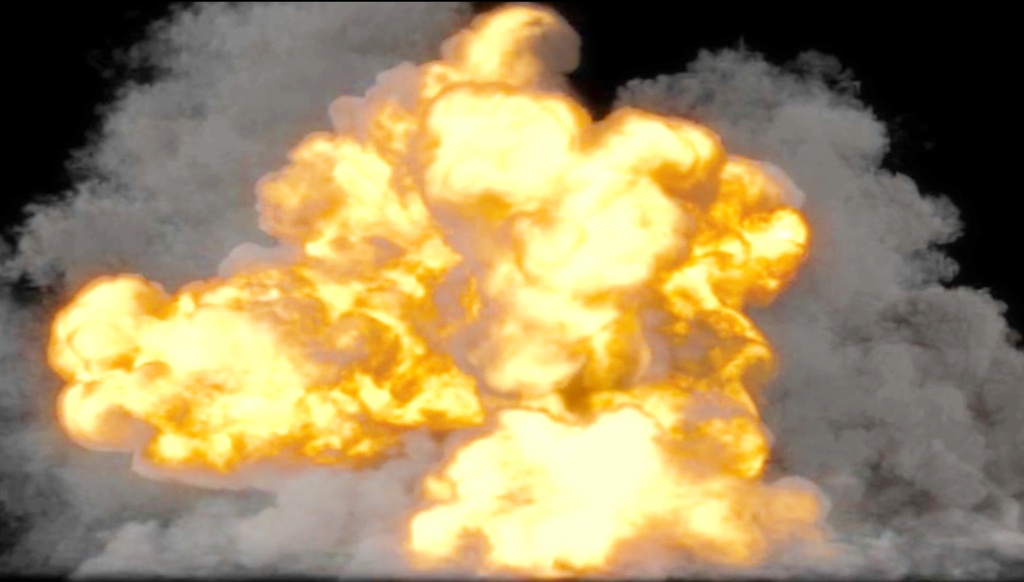 エフェクト素材・連続大爆発Ⅰ