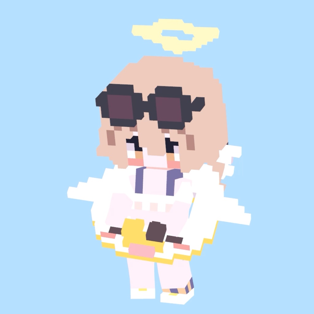 阿慈谷ヒフミ(ブルアカ)ピクセル風VRCアバター