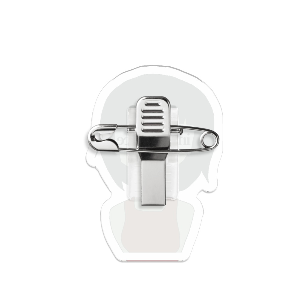 どうでもいい女 アクリルバッチ