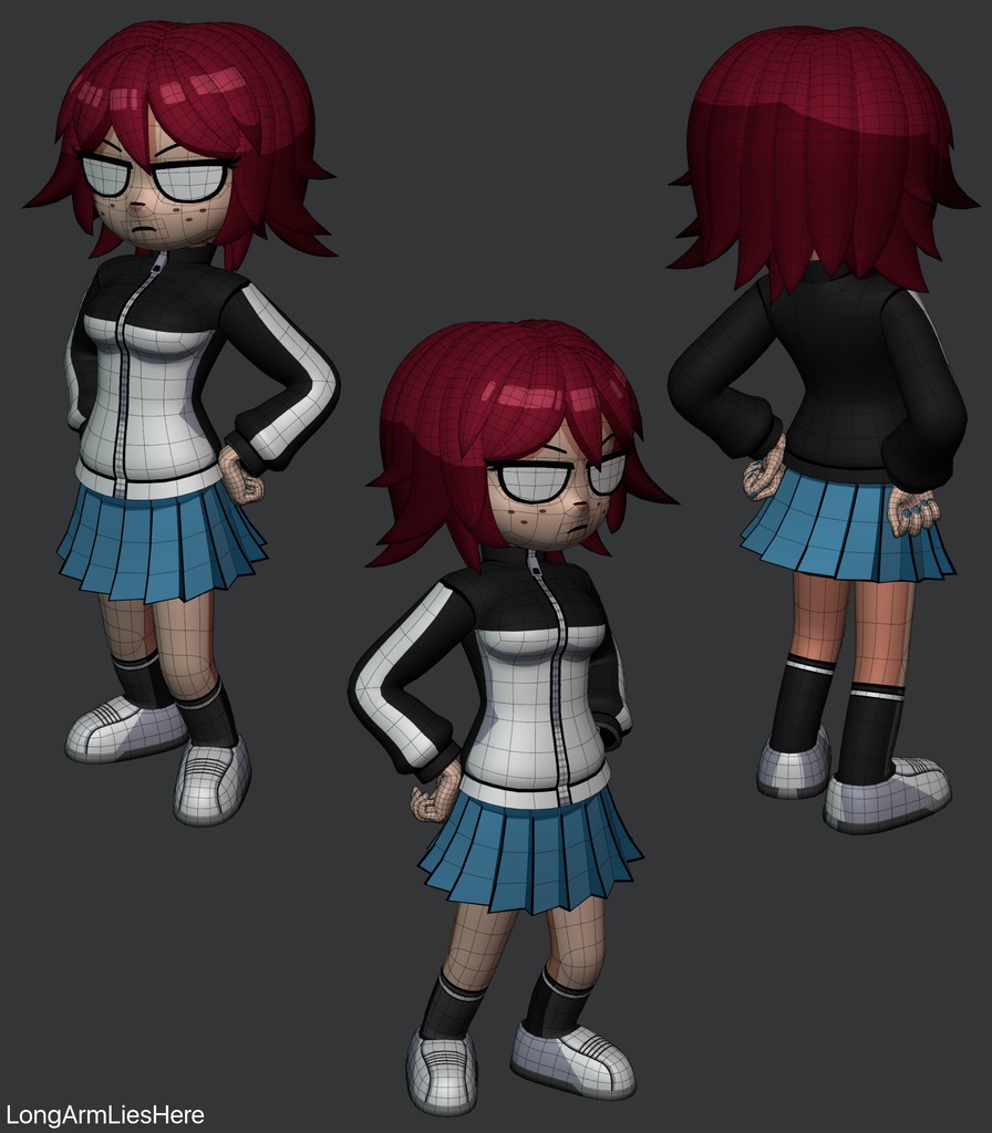 Kim Pine | Blender Rig