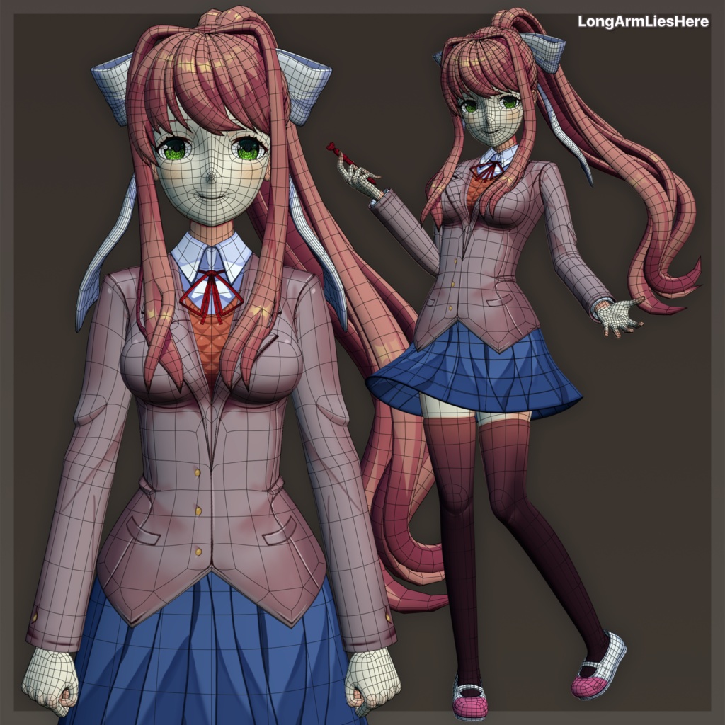 Monika | Blender Rig