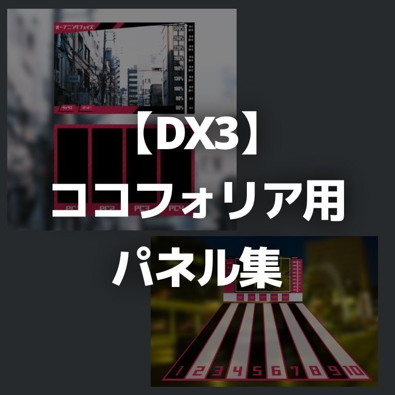 【DX3】ココフォリア用パネル集