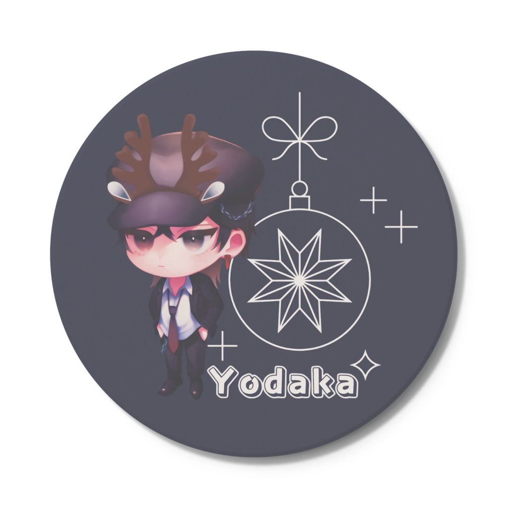 夜鷹トナカイ(コースター)