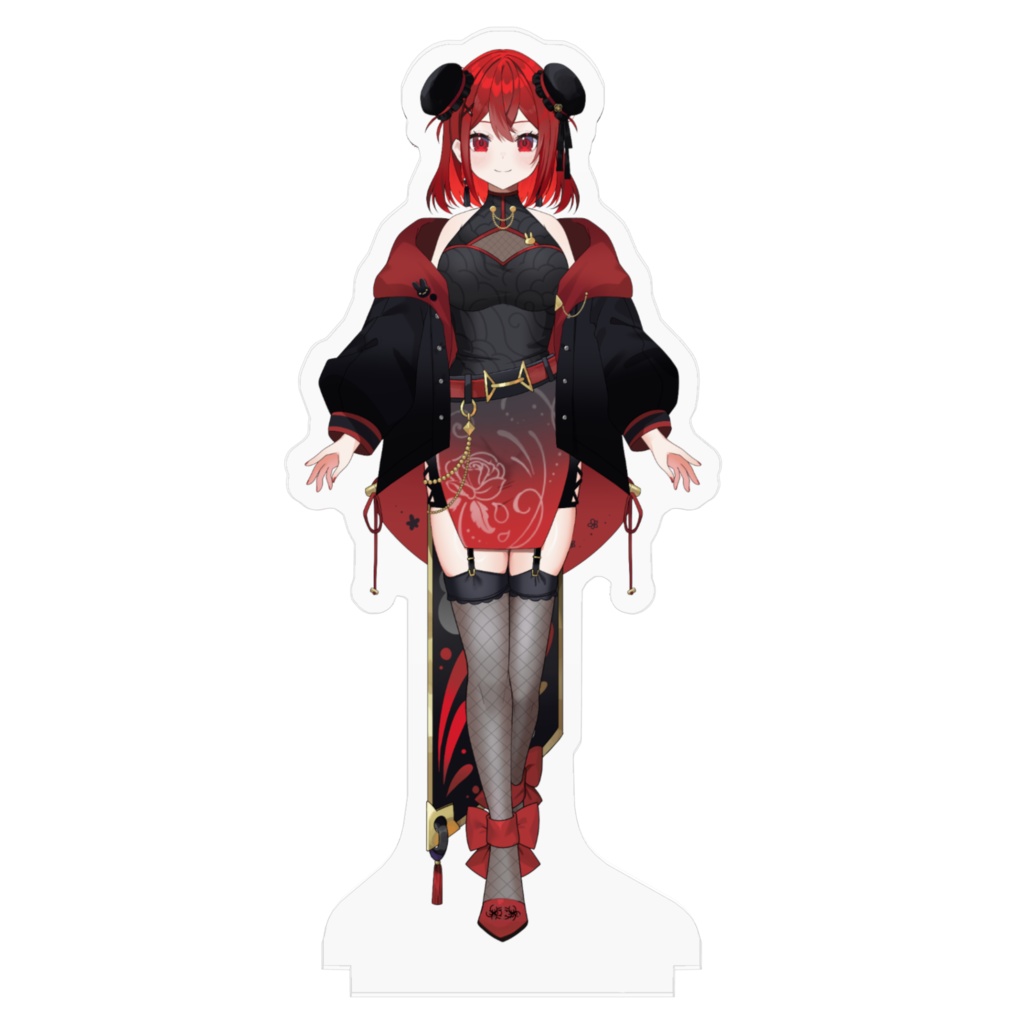 【瀬戸シオン】アクリルフィギュア(チャイナマフィア衣装_お団子)