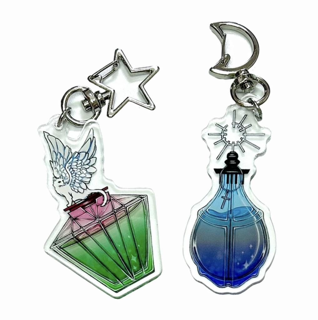 カノン・ヒルベルト、アイズ・ラザフォード【イメージアクリルキーホルダー】