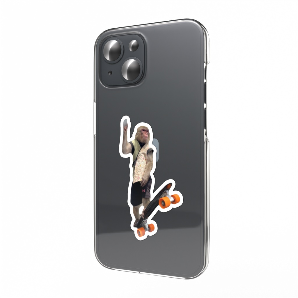 スケボーぽんずスマホステッカー