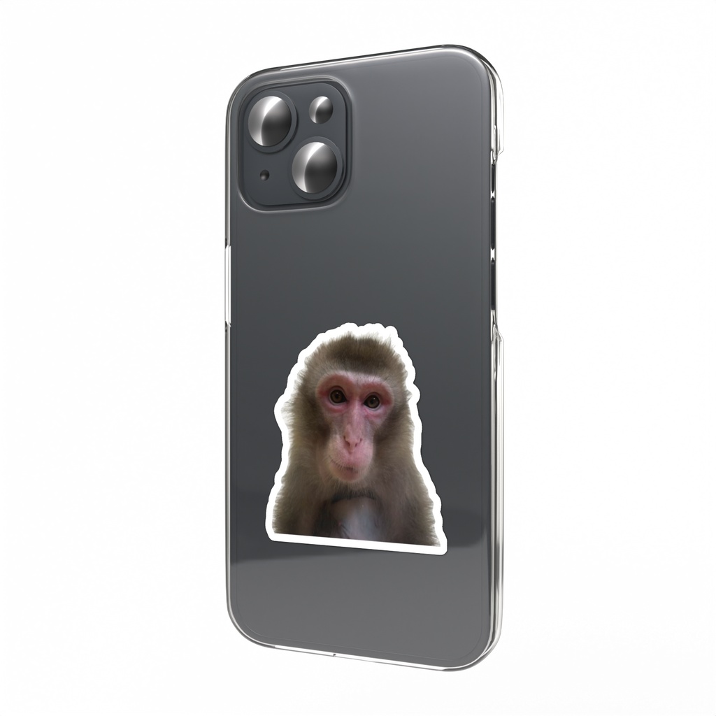 ぽわぽわほうじスマホステッカー