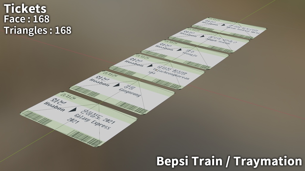 Props for Avatars from "Hwabon Night" world