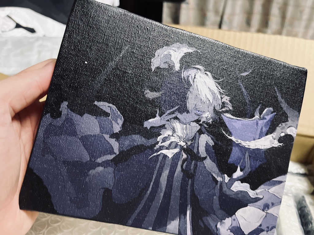 月蝕キャンバスアート - Kith and Kin