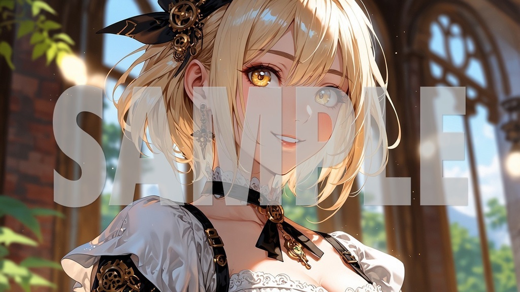 Upbeat BGM Artworks🌻 Blonde Hair No1