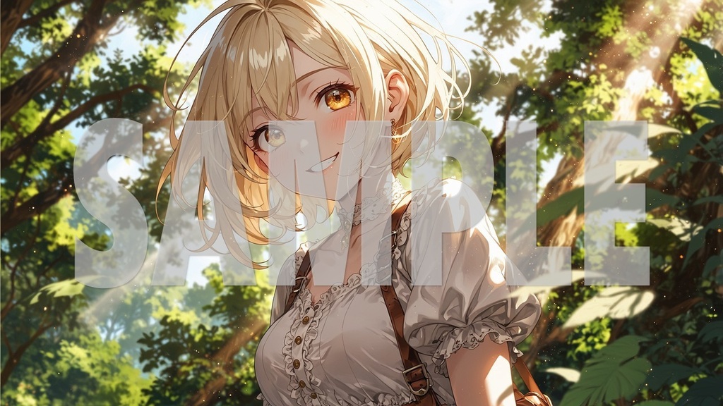 Upbeat BGM Artworks🌻 Blonde Hair No1
