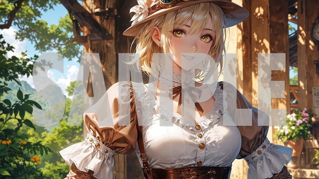 Upbeat BGM Artworks🌻 Blonde Hair No1