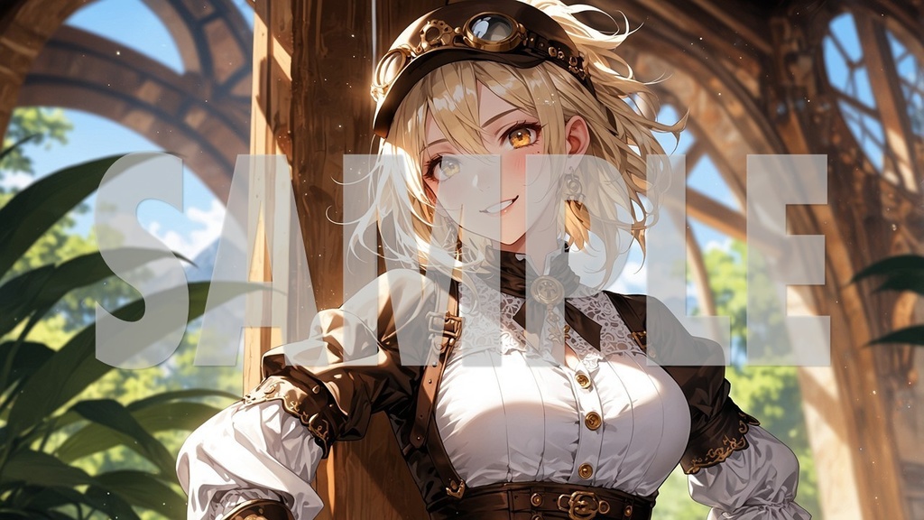 Upbeat BGM Artworks🌻 Blonde Hair No1