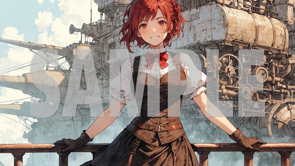 Upbeat BGM Artworks🌻 Red Hair No1
