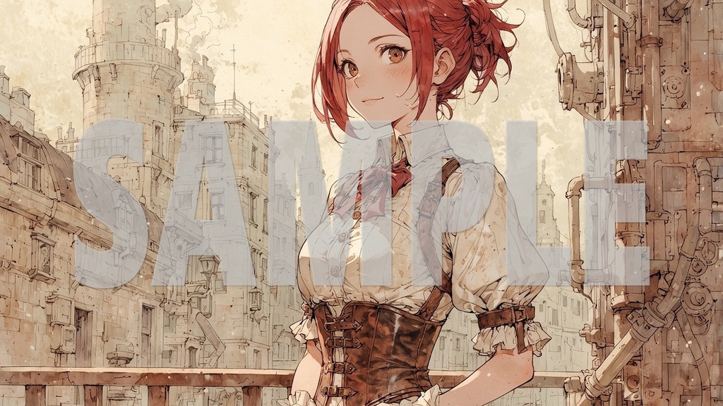 Upbeat BGM Artworks🌻 Red Hair No1