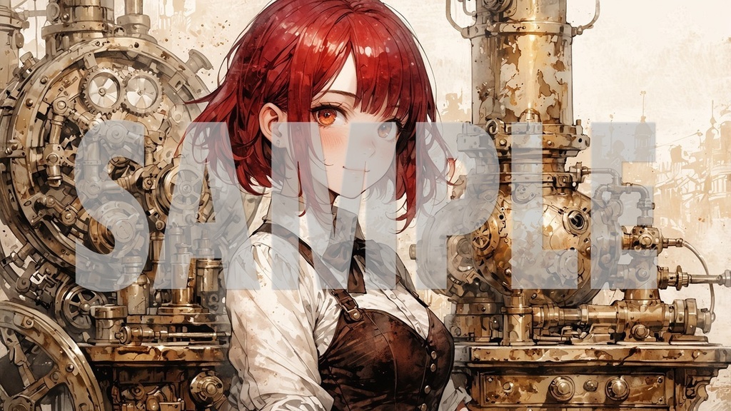 Upbeat BGM Artworks🌻 Red Hair No1