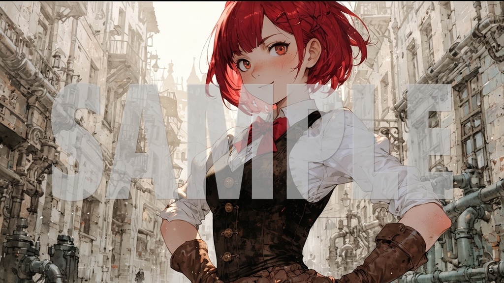 Upbeat BGM Artworks🌻 Red Hair No1