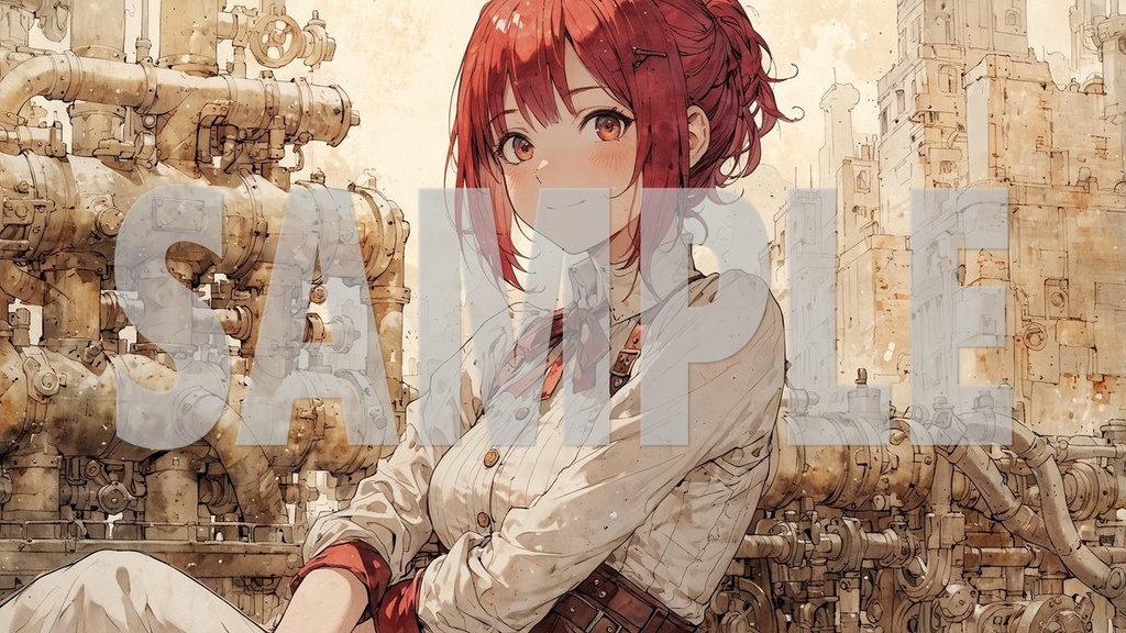 Upbeat BGM Artworks🌻 Red Hair No1
