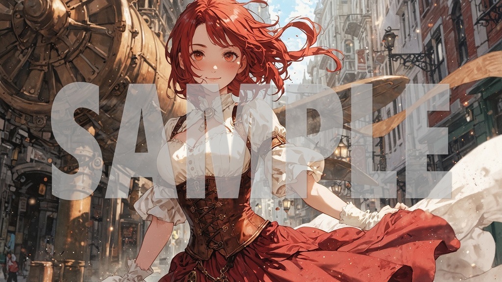 Upbeat BGM Artworks🌻 Red Hair No1