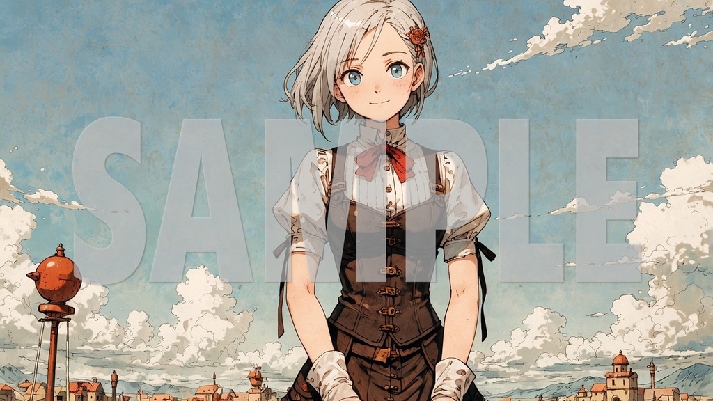 Upbeat BGM Artworks🎵 Silver Hair No1🌻