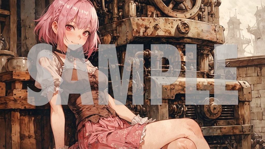 Upbeat BGM Artworks🌻Pink Hair No1