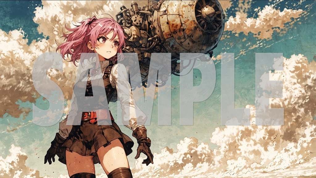 Upbeat BGM Artworks🌻Pink Hair No1