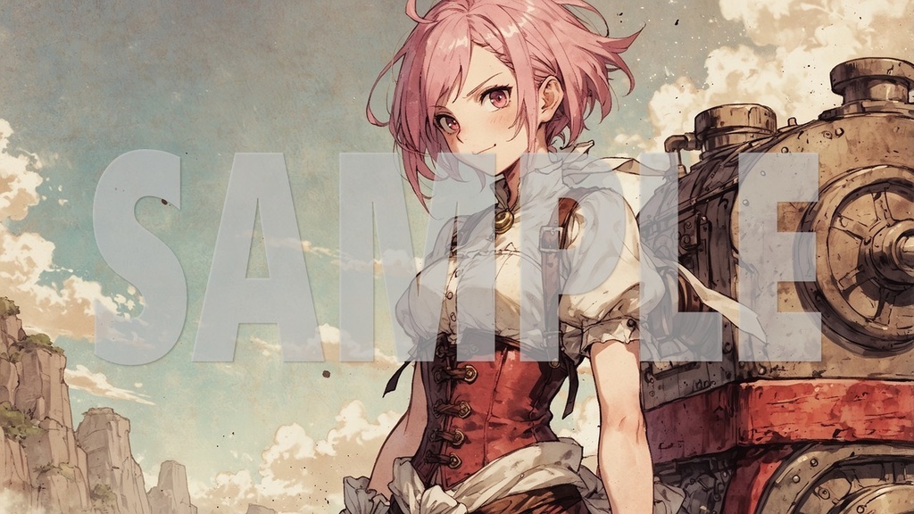 Upbeat BGM Artworks🌻Pink Hair No1