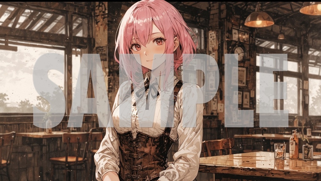 Upbeat BGM Artworks🌻Pink Hair No1