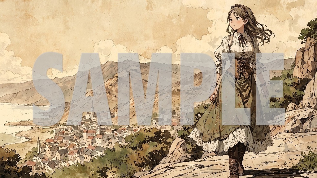 BGM Artworks😊 Green Hair No2