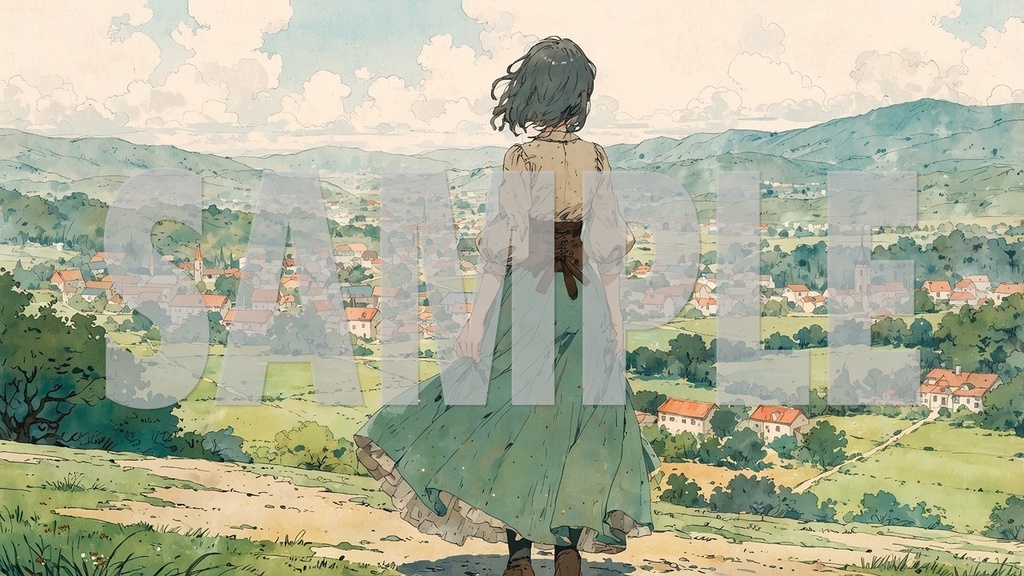 BGM Artworks😊 Green Hair No2