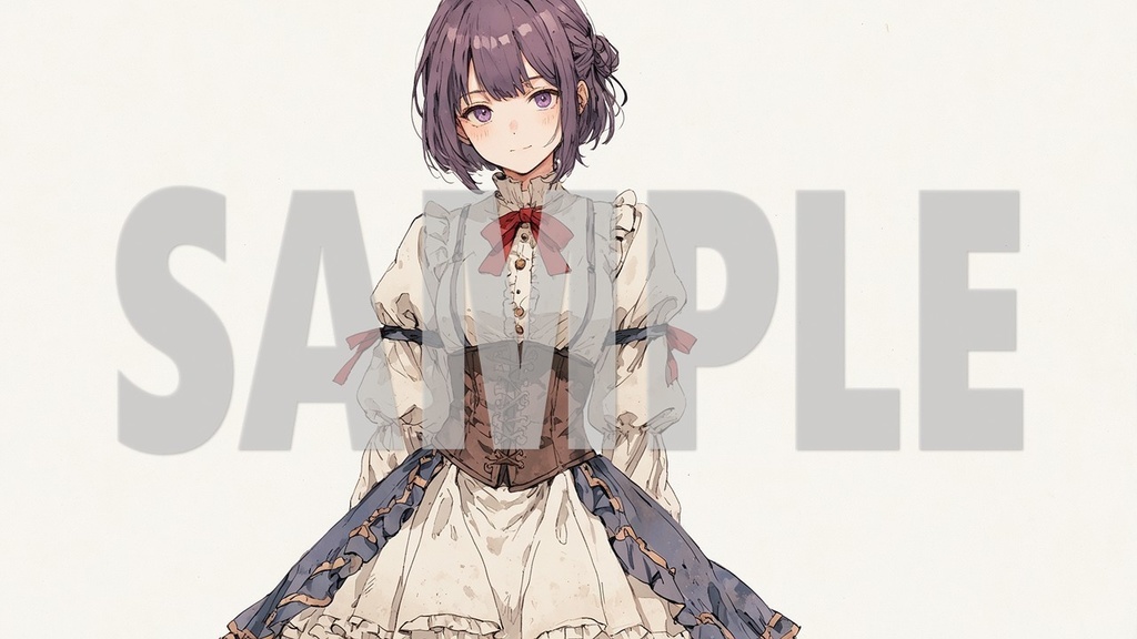 🌻BGM Artworks☕ Purple Hair No2