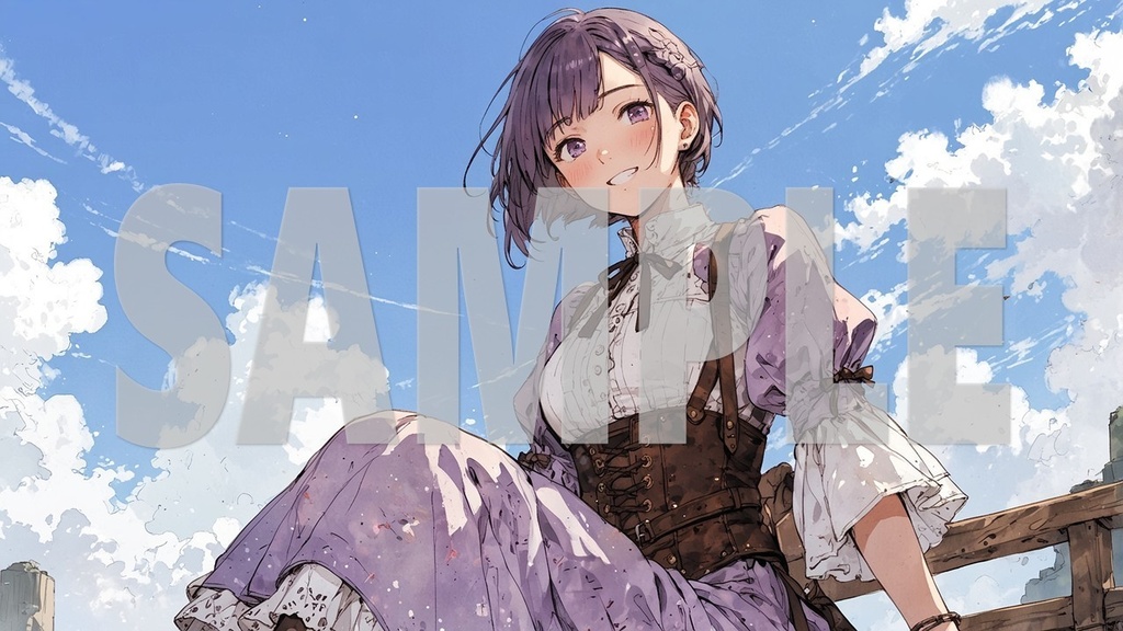 🌻BGM Artworks☕ Purple Hair No2