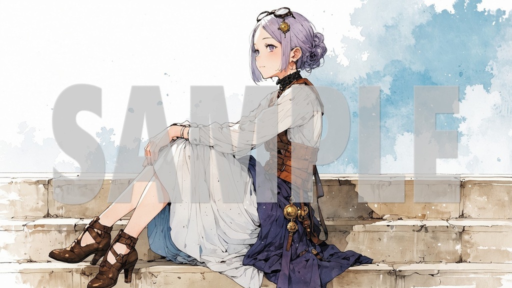 🌻BGM Artworks☕ Purple Hair No2