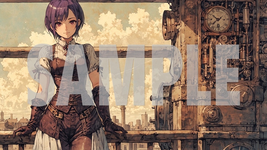 🌻BGM Artworks☕ Purple Hair No2