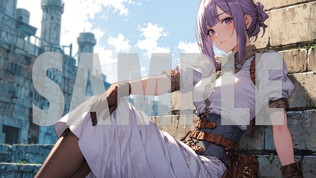 🌻BGM Artworks☕ Purple Hair No2