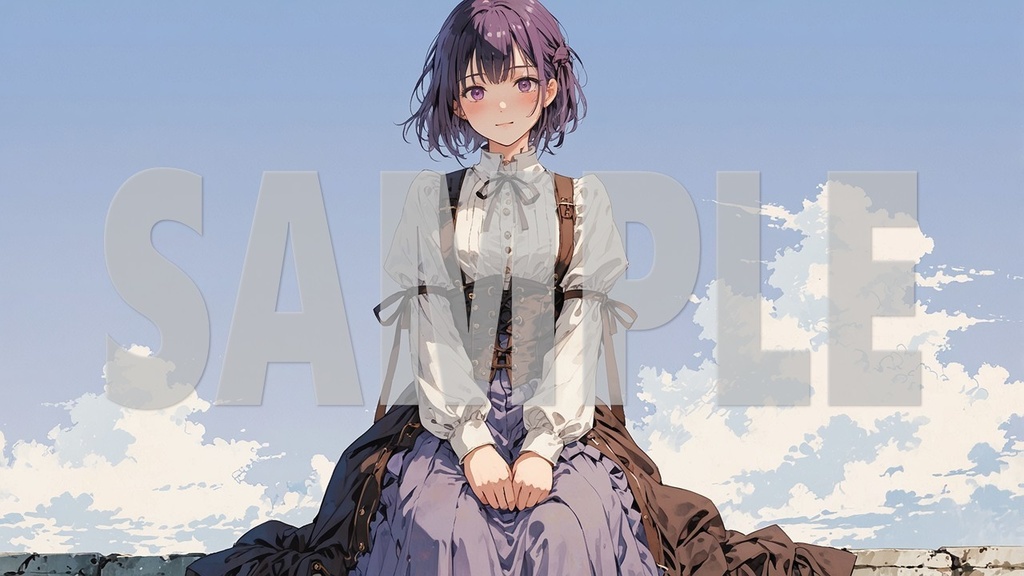 🌻BGM Artworks☕ Purple Hair No2