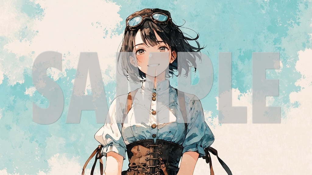 ☕BGM Artworks Black Hair No1 2392 ×1344 (*.jpg)