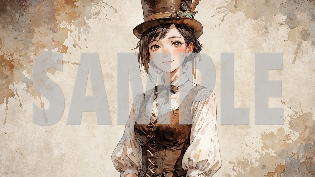 ☕BGM Artworks Black Hair No1 2392 ×1344 (*.jpg)