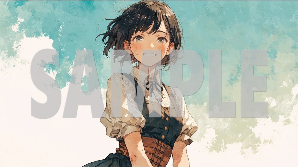 ☕BGM Artworks Black Hair No1 2392 ×1344 (*.jpg)