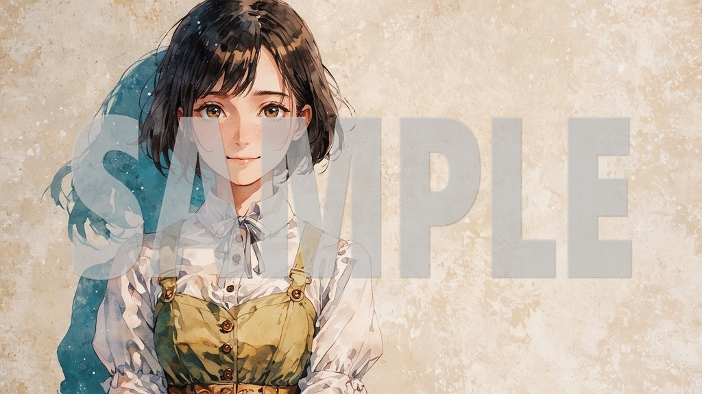 ☕BGM Artworks Black Hair No1 2392 ×1344 (*.jpg)